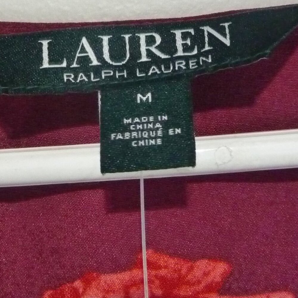 NWT LAUREN RALPH LAUREN TOP MEDIUM - Picture 7 of 8